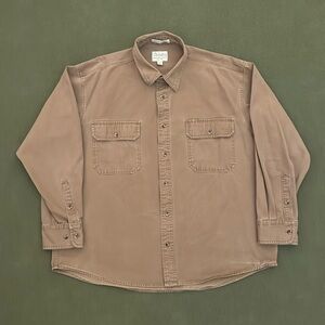 Vintage Cabela’s Stonewash Canvas Long Sleeve Button Up Shirt